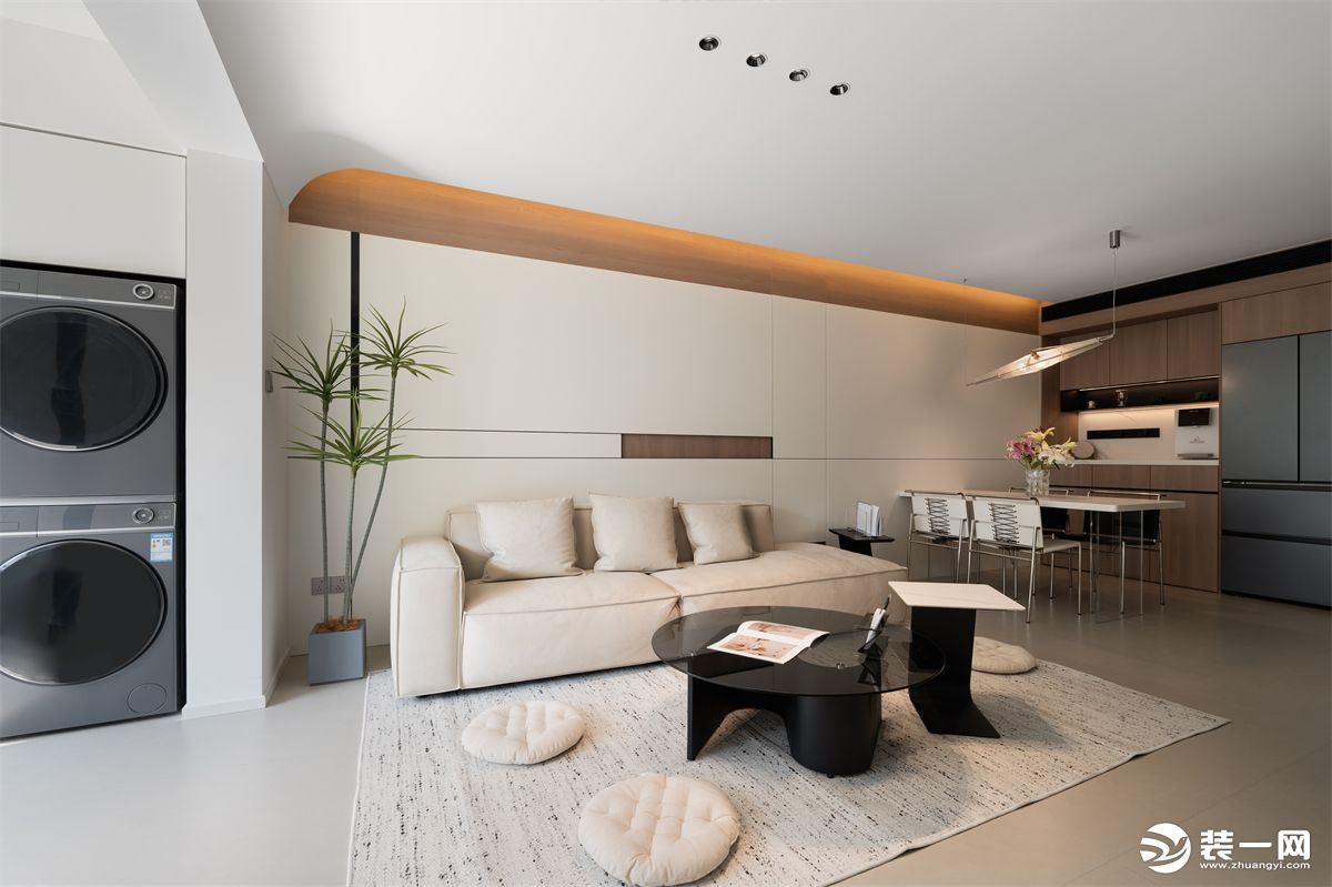 【武漢山水人家裝飾】保利時(shí)代北區(qū)94平臺(tái)式極簡(jiǎn)風(fēng)